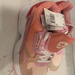 Pink adidas trainers fashion shoes sneakers trendy